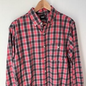 NIKE MEN’S PREMIUM MENS FLANNEL BUTTON DOWN SHIRT MEDIUM